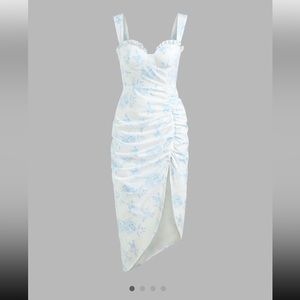 White and Blue Dress